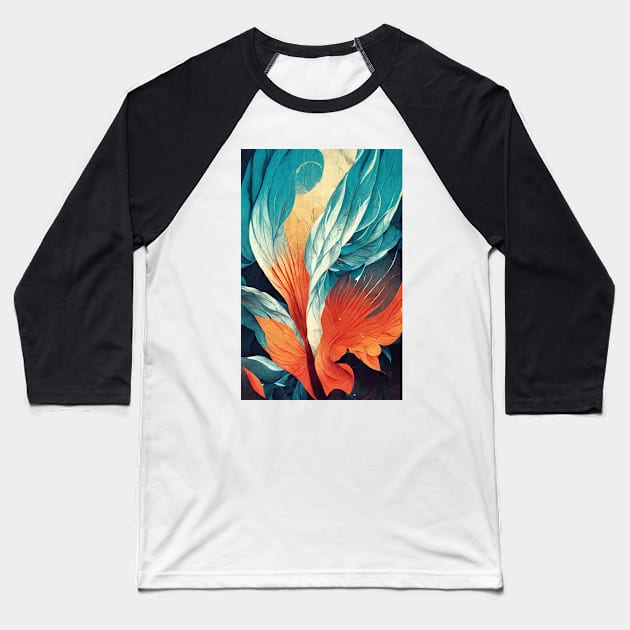 Fire of Life Baseball T-Shirt by mardavemardave